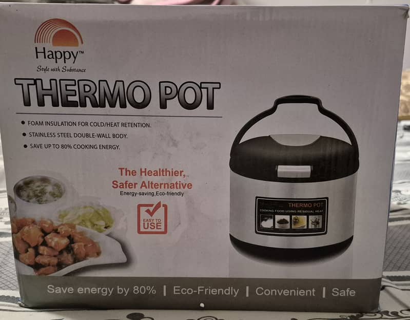 Happy Thermo pot (hot and cold insulation pot) 5 litres 0