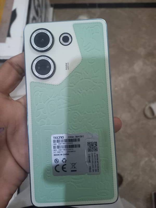 tecno camon 20 all condiation oka 8gb ram 256gb memory 6