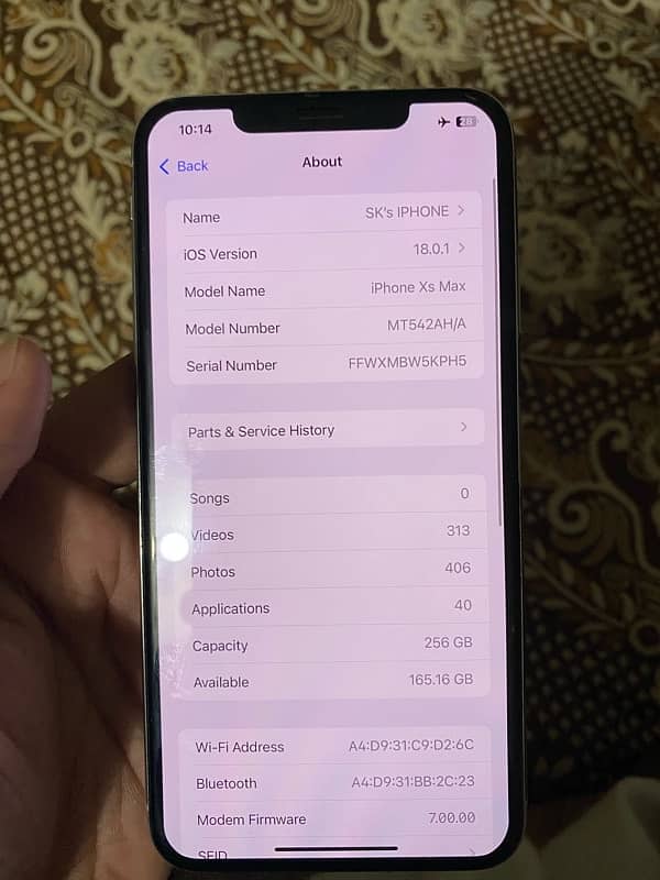 IPHONE XS MAX 256gb 2