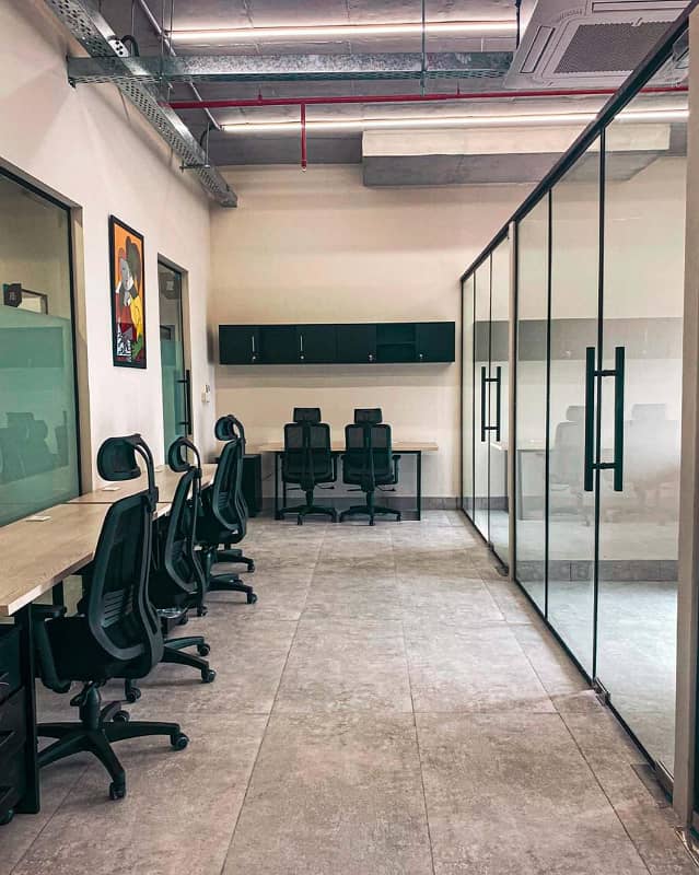 Fully Furnished Office for Rent 900 Sqft in Gulberg, Lahore 3