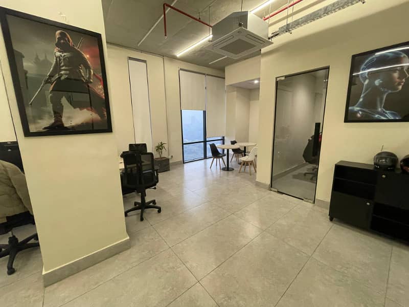 Fully Furnished Office for Rent 900 Sqft in Gulberg, Lahore 4