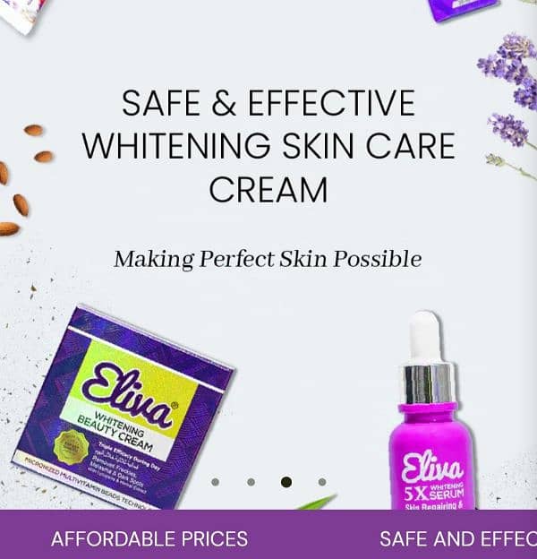 Eliva Whitening Beauty Cream  result in 5 days 4