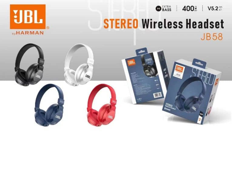 JBL Tune JB58 Stereo Wireless Headset 3