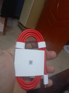 Oneplus orignal usb type c cable.