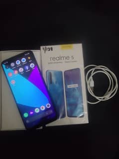 Realme 5 Cheap Mobile 10/10 With box 4/128 gb