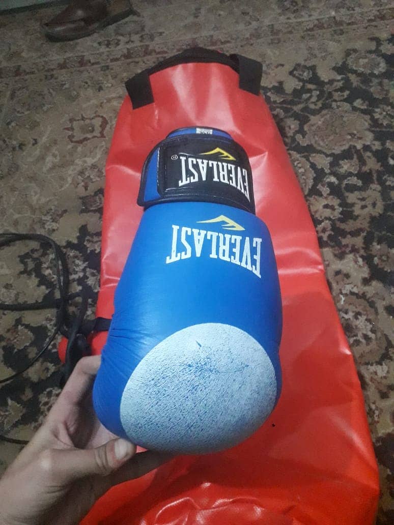 Boxing bag, Gloves, resistance band, speed ball, skipping roop: Sale 1