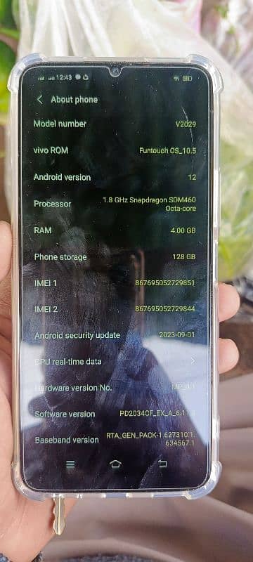 Vivo,Y20S,V2029,4 ram,128 rom,Bettery ,timing perfect,Box available. 5