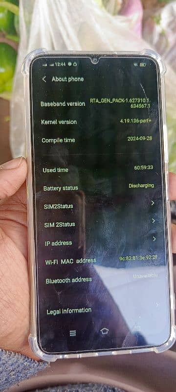 Vivo,Y20S,V2029,4 ram,128 rom,Bettery ,timing perfect,Box available. 6