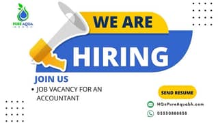 Job Vacancy for Accountant