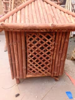 bamboo animals pets huts