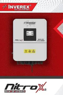 New INVEREX NITROX - 8KW - 6KW - 12kw - Hybrid Solar Inverter System