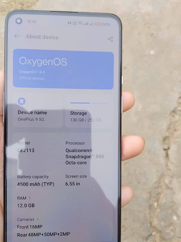 OnePlus 9 5G  . . . . 12/256. . . . snapdragon 888. . . global variant 5