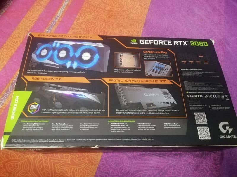 Gigabyte Rtx 3080 Graphic Card For Gaming PC 2