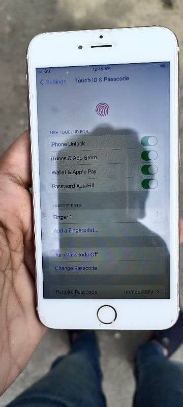 iphone6s plus 128gb pta approved finger print OK exchange possible 4