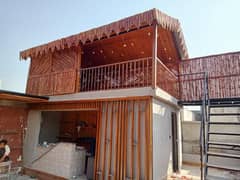 bamboo huts rate 400 per square feet