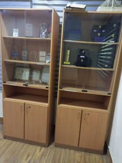 Glass door office cabinets for sale