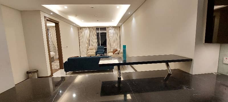 Fully Furnished Lugubrious 1 Bedroom Apartment For Rent On MM Alam Road Gulberg 10