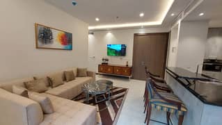 Fully Furnished Lugubrious 1 Bedroom Apartment For Rent On MM Alam Road Gulberg