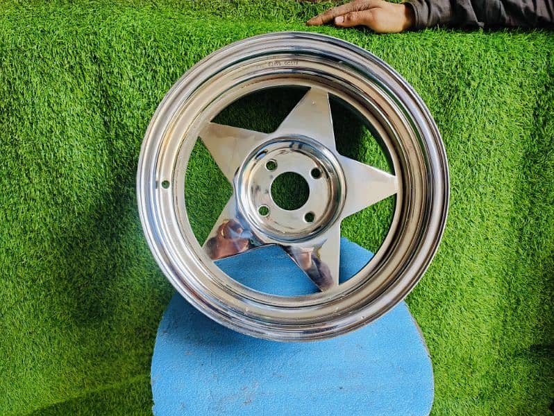 steel deep rims For car And jeep available CoD All of Pakistan 3