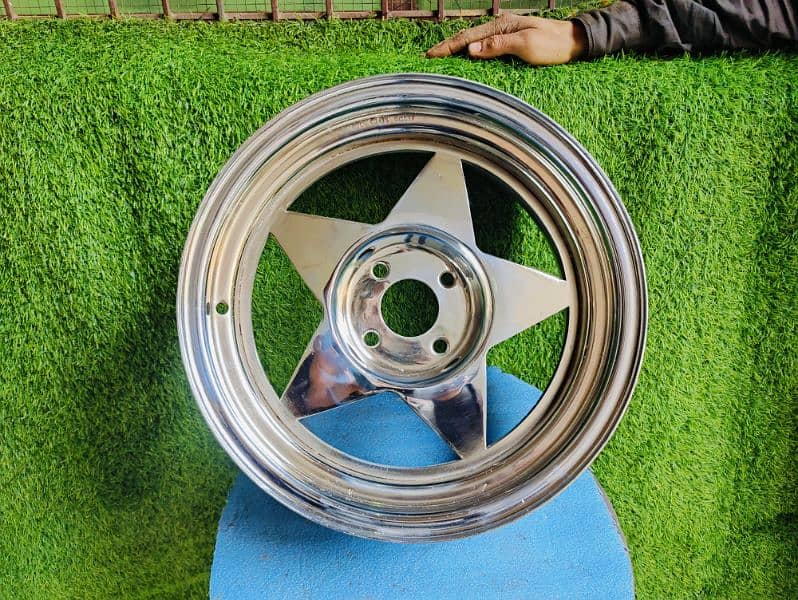 steel deep rims For car And jeep available CoD All of Pakistan 4