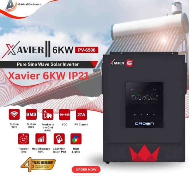 Crown Xavier ll 4000-24v 4kw 4years warranty Crown official delar 2