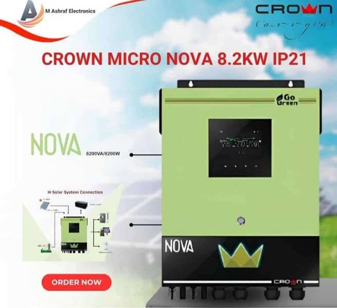 Crown Xavier ll 4000-24v 4kw 4years warranty Crown official delar 4