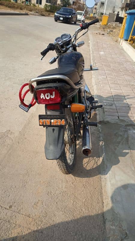 Yamaha junoon golden number plat 1234 2