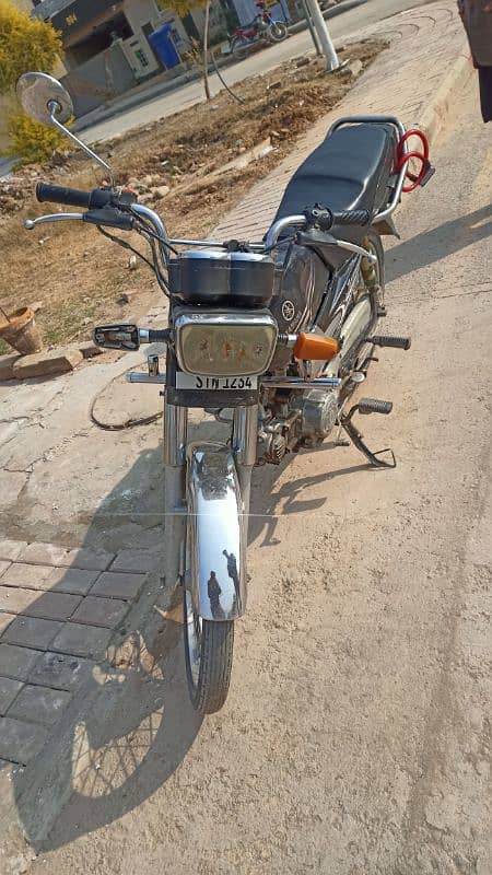 Yamaha junoon golden number plat 1234 4