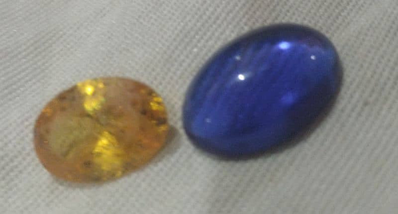 pure blue yellow sapphire 0