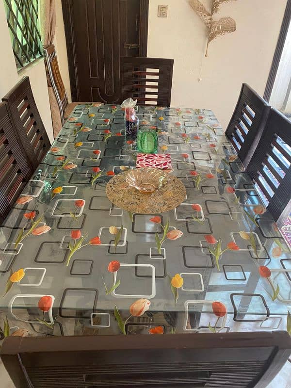 dining table with six chairs 1