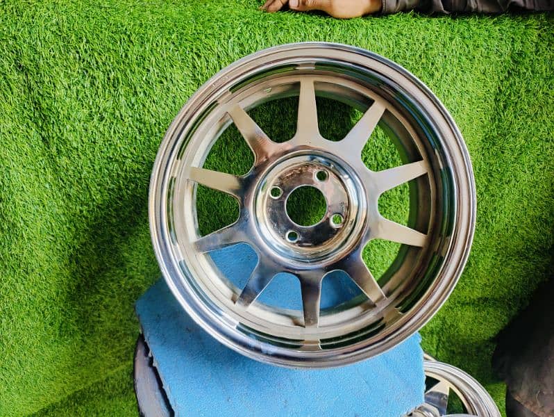 steel deep rims For car And jeep available CoD All of Pakistan 8