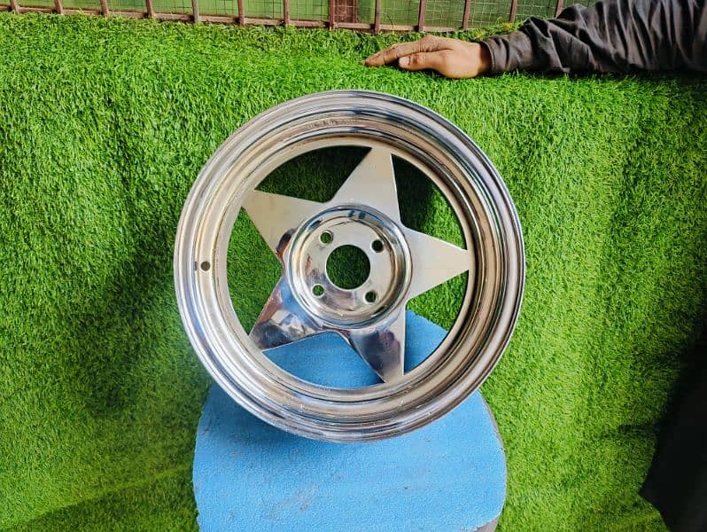 steel deep rims For car And jeep available CoD All of Pakistan 10