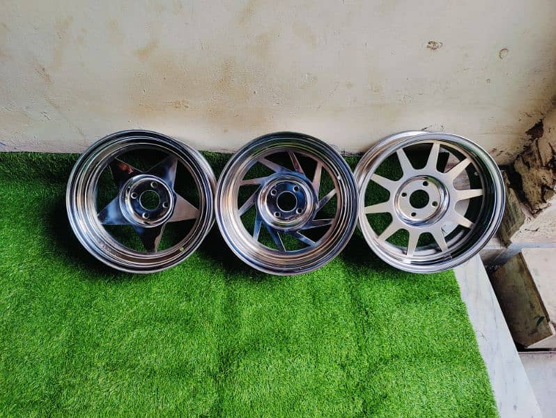 steel deep rims For car And jeep available CoD All of Pakistan 12