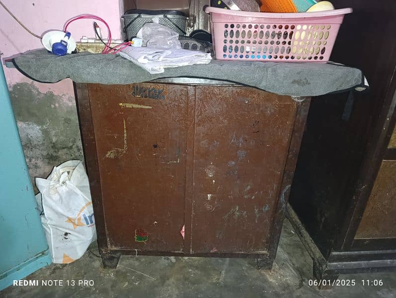 Almari cupboard cabinet Istri stand Iron Stand for sale 1