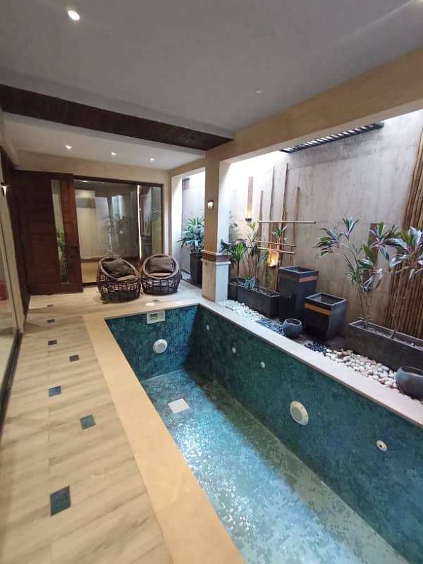 Brand New 1 Kanal Full Basement House Swimming Pool Theatre Fully Furnished 6 Bedroom House FOR SALE in J Block Phase 6 DHA Lahore 24