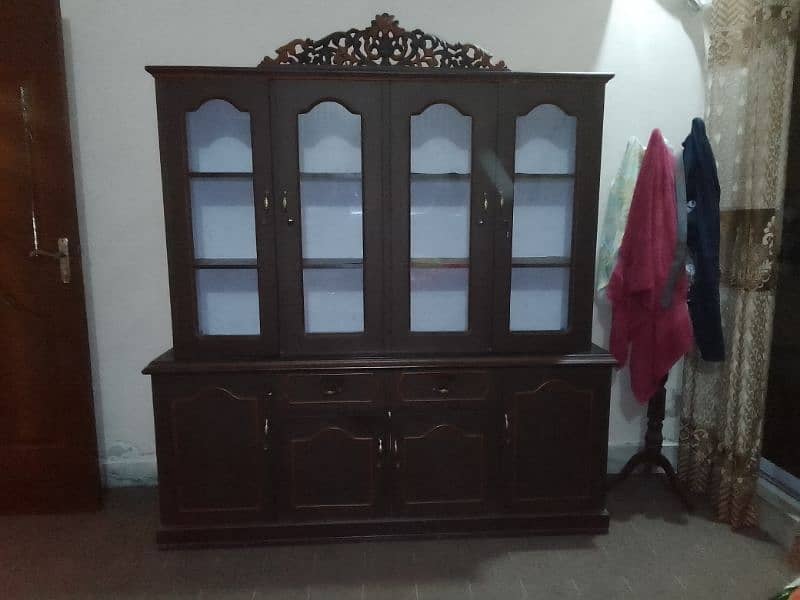 wooden showcase for sale 0