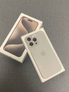 IPhone 15 Pro Max Natural Titanium 256GB Full box