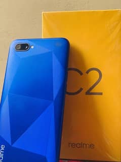 Realme C2 with transparent cover