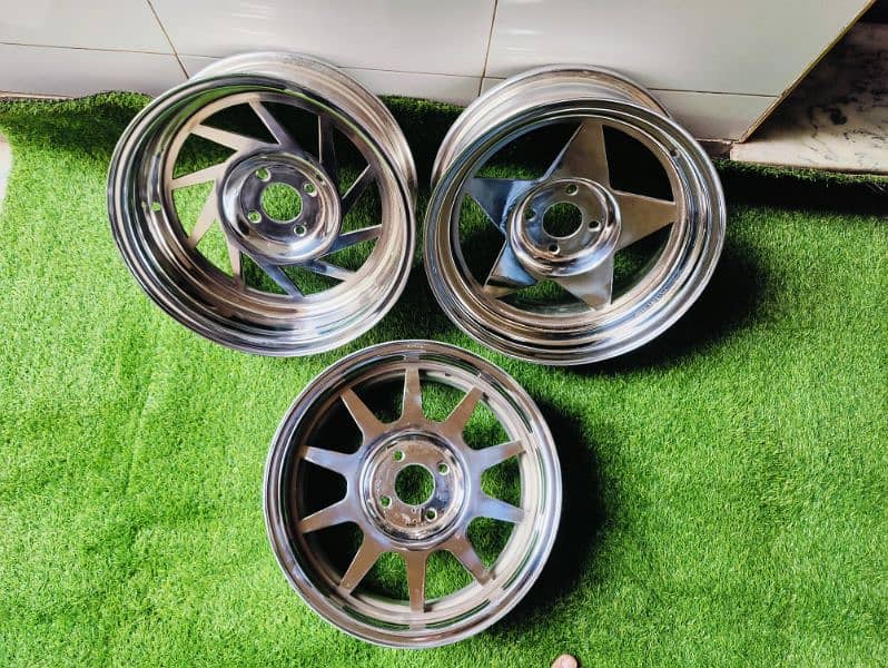 steel deep rims For car And jeep available CoD All of Pakistan 6