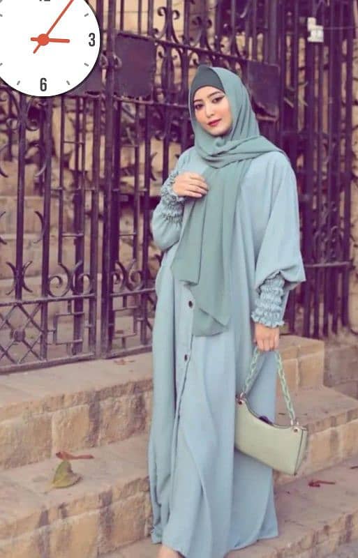 Georgette full abaya 2