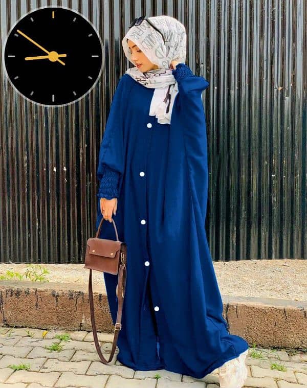 Georgette full abaya 5