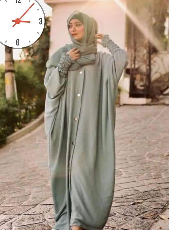 Georgette full abaya 8