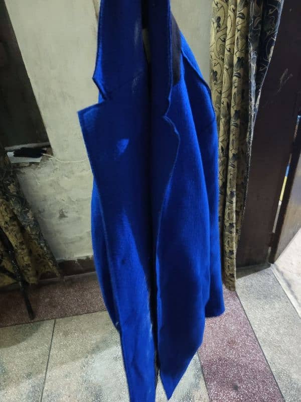 long coat for unisex  color blue fresh with out bor 1