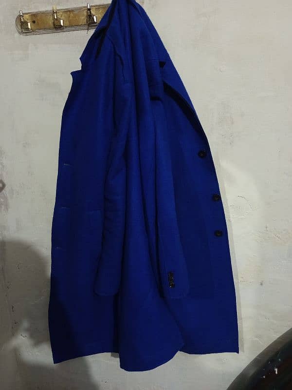 long coat for unisex  color blue fresh with out bor 2