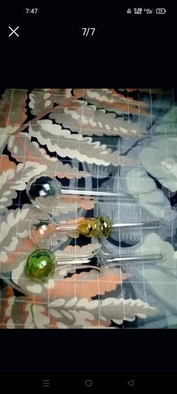 Glass Straw Water Bong Pipe Bubbler 10