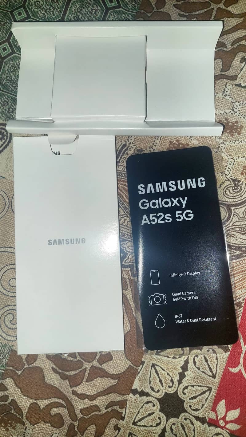 Samsung A52s 5g (8/256)  PTA Approved official with Box and Charger 7