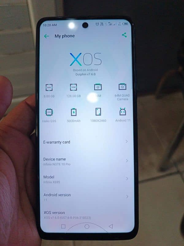 Infinix Note 10Pro 8/128 4