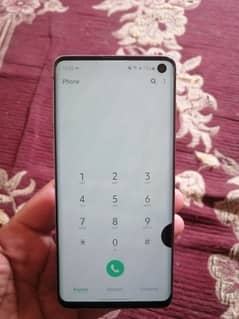 Galaxy S10 dual sim 8/128.1 dot low brightness pe blink karta hy