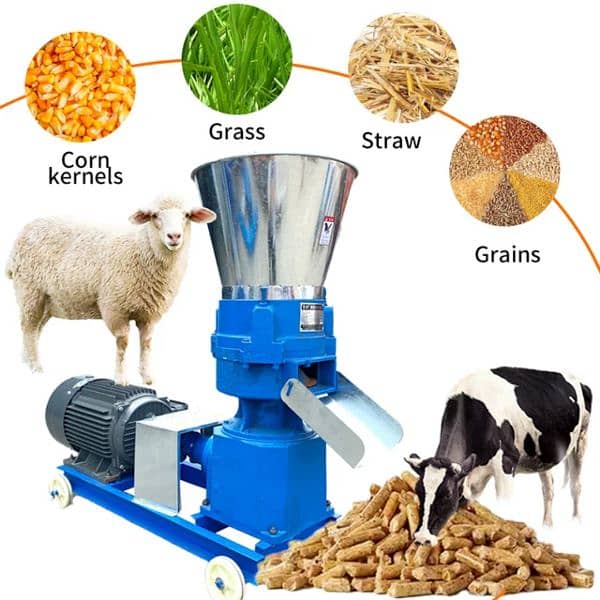 feed pellet machine feed mixture crasher 0