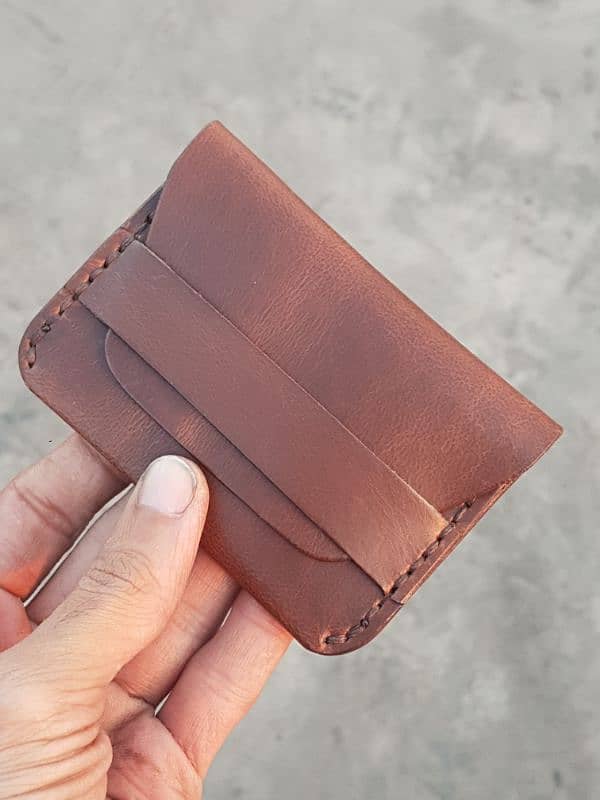 handmade leather wallet 0